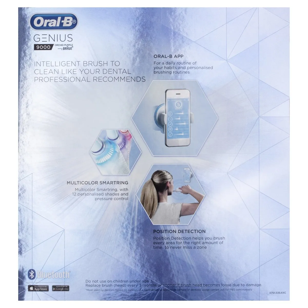 Oral-B Genius 9000 Orchid Purple Electric Toothbrush