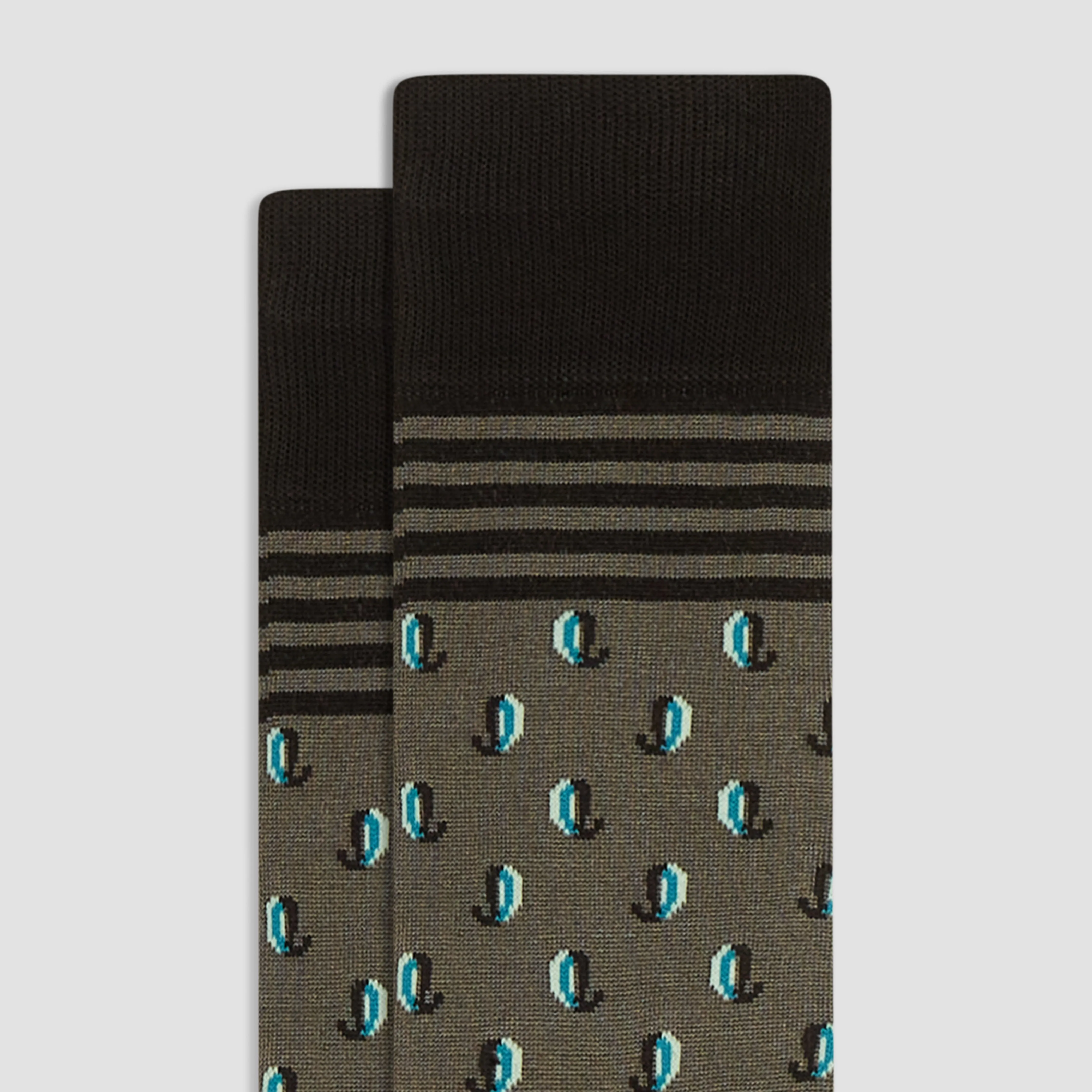 Paisley Mid-Calf Socks