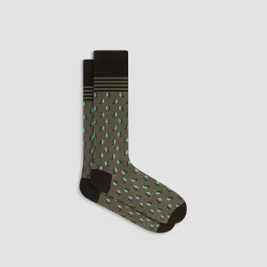 Paisley Mid-Calf Socks