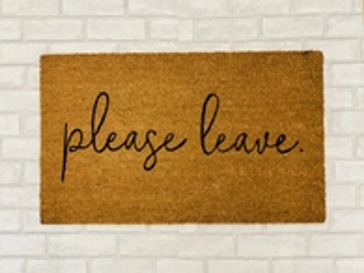 Please Leave Door Mat