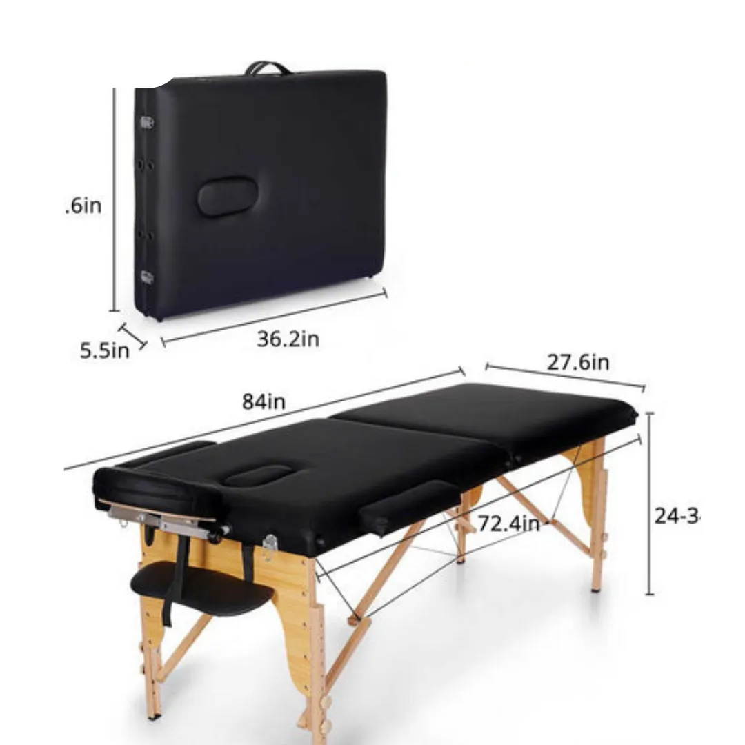 Portable Massage Table with Memory Foam