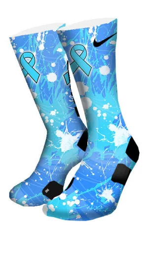 Prostate Cancer Custom Elite Socks