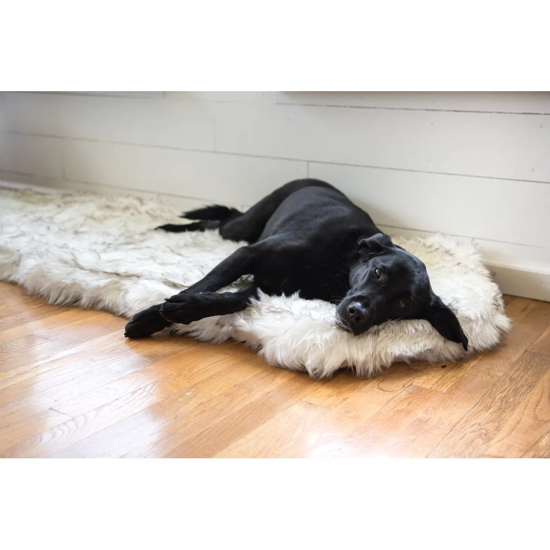 Puprug Runner Faux Fur Memory Foam Dog Curve Mat Paw Brands