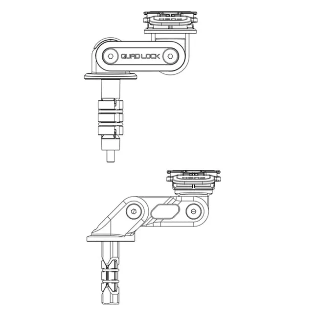 Quad Lock Motorcycle - Fork Stem Mount PRO
