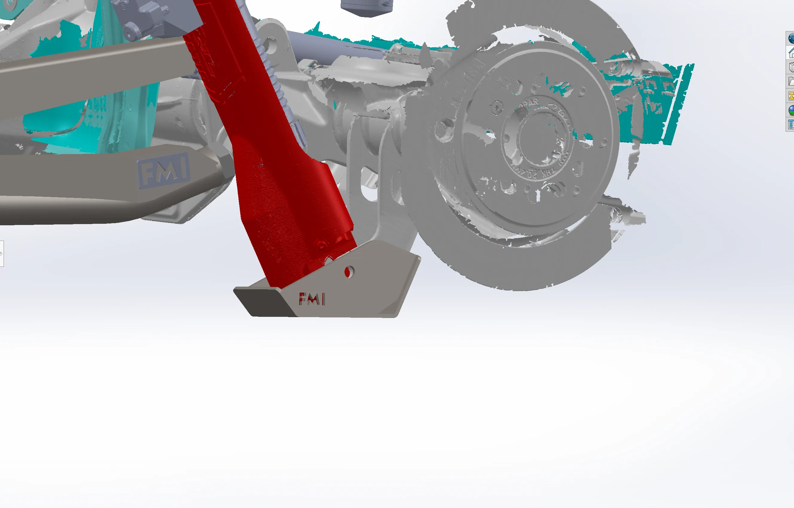 Ram TRX Rear shock skid kit - by Foutz Motorsports