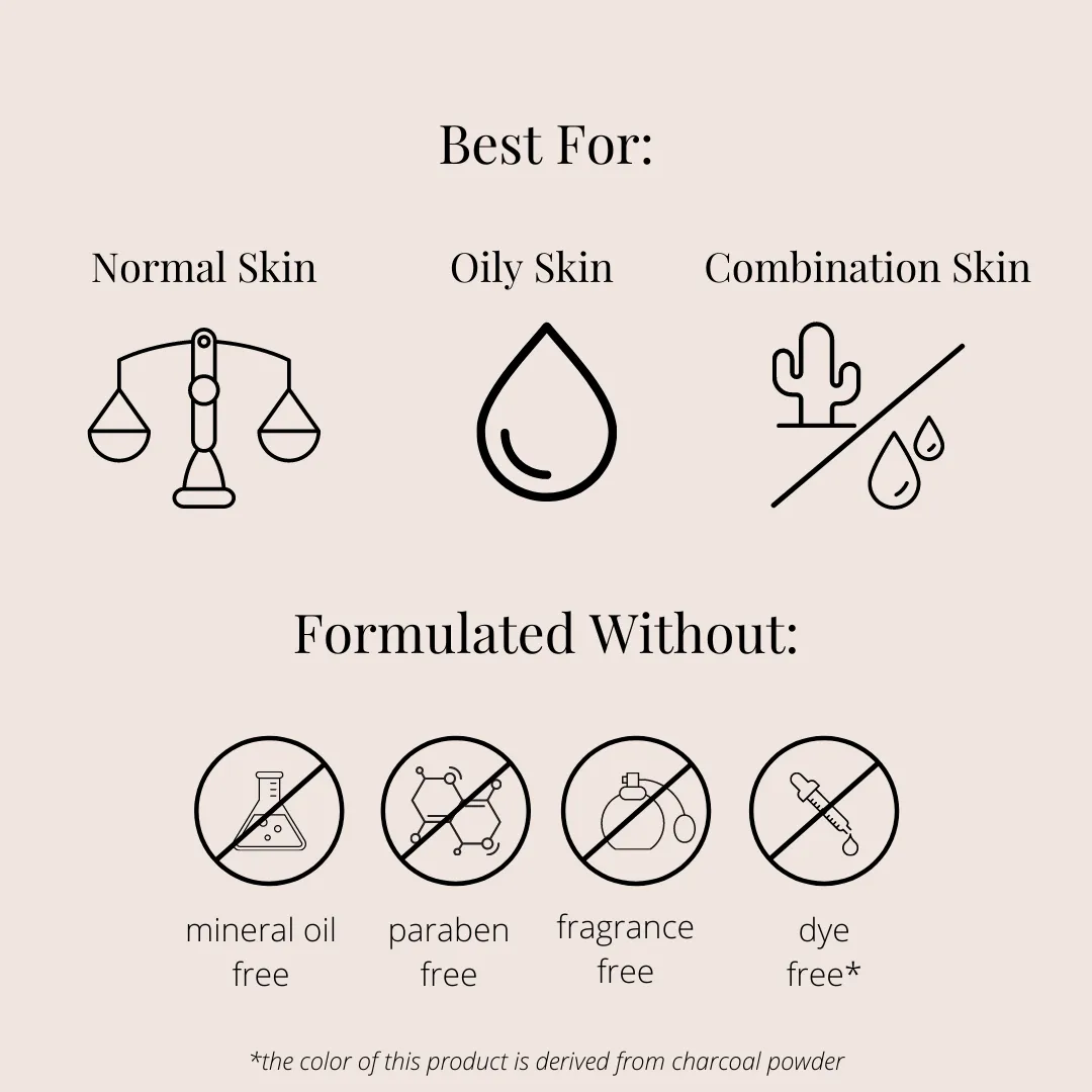Real Bell Black Charcoal Facial Wash