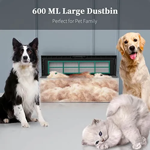 Robot Vacuum, Trifo Robotic Vacuum Cleaner, 4000Pa Strong Suction, 2600mAh Battery, Self-Charging, Upgraded 6D Collision Sensor, Compatible with Alexa, Wi-Fi&App, Pet Hair,Hard Floors&Low-Pile Carpets