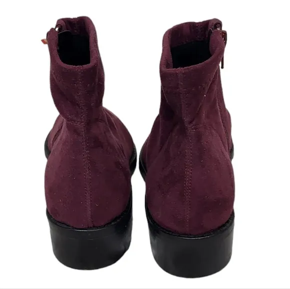 Ron White Giorgi Mulberry Vegan Leather Ankle Boot