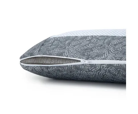 Royal Comfort Cool Gel Charcoal Infused High Density Memory Foam Pillow 40 x 60 cm Charcoal, Blue