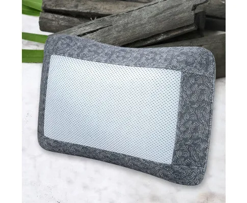 Royal Comfort Cool Gel Charcoal Infused High Density Memory Foam Pillow 40 x 60 cm Charcoal, Blue