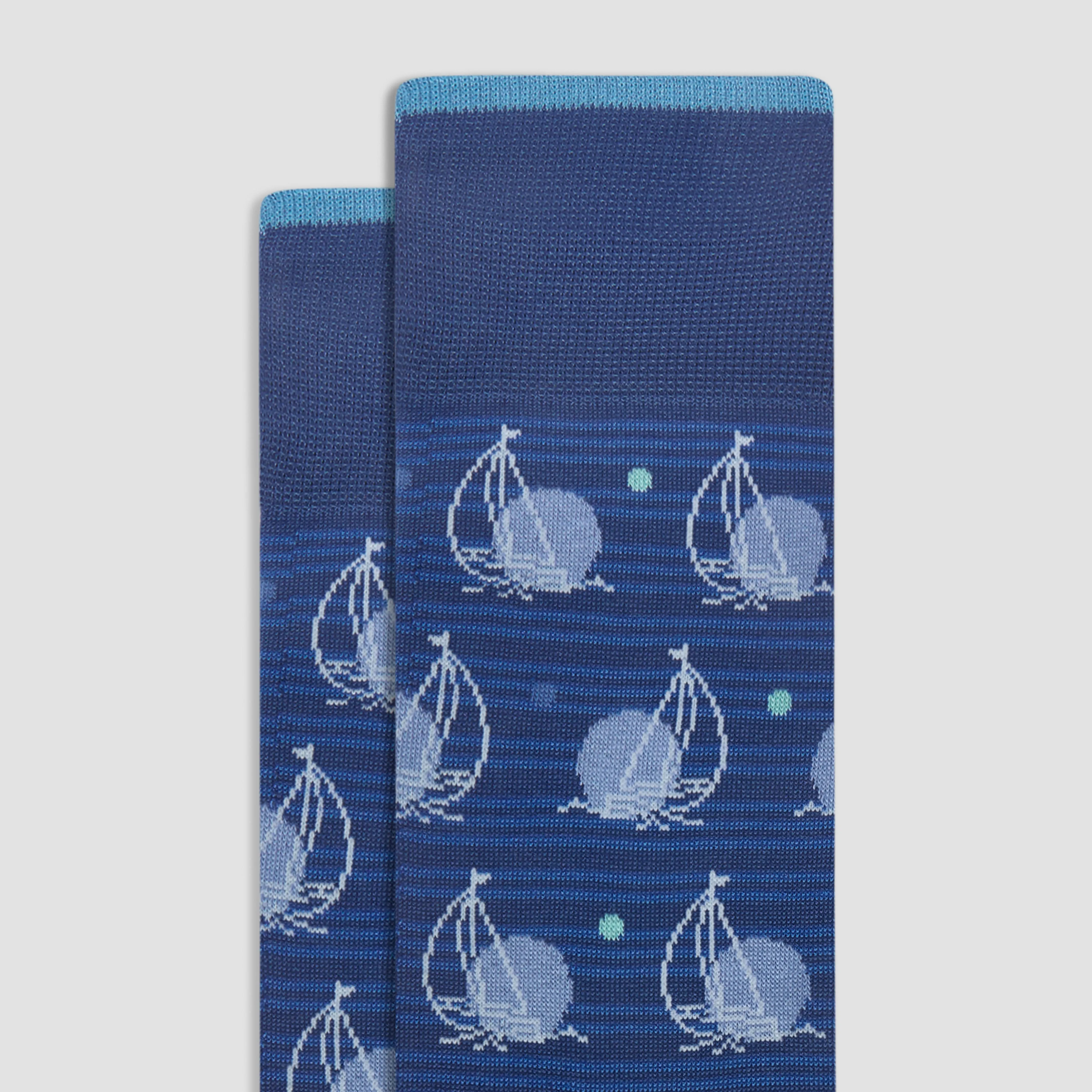 Sailboat Mid-Calf Socks