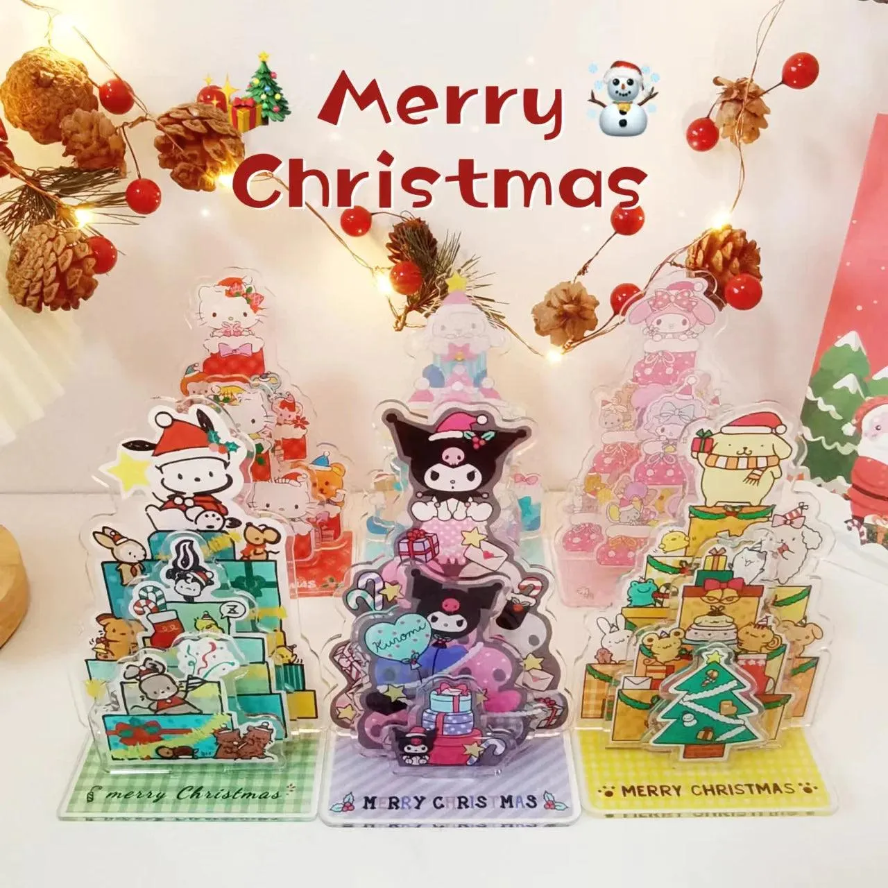 Sanrio Christmas Multi-Layer Acrylic Decoration