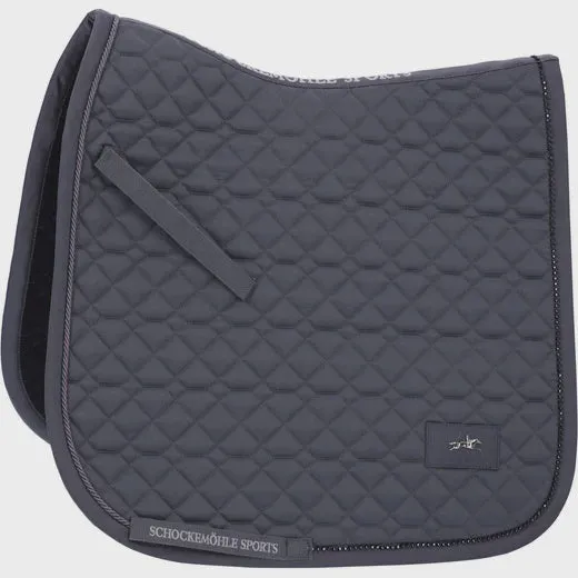 Schockemohle Crystal Brilliance Pad D Slate Grey