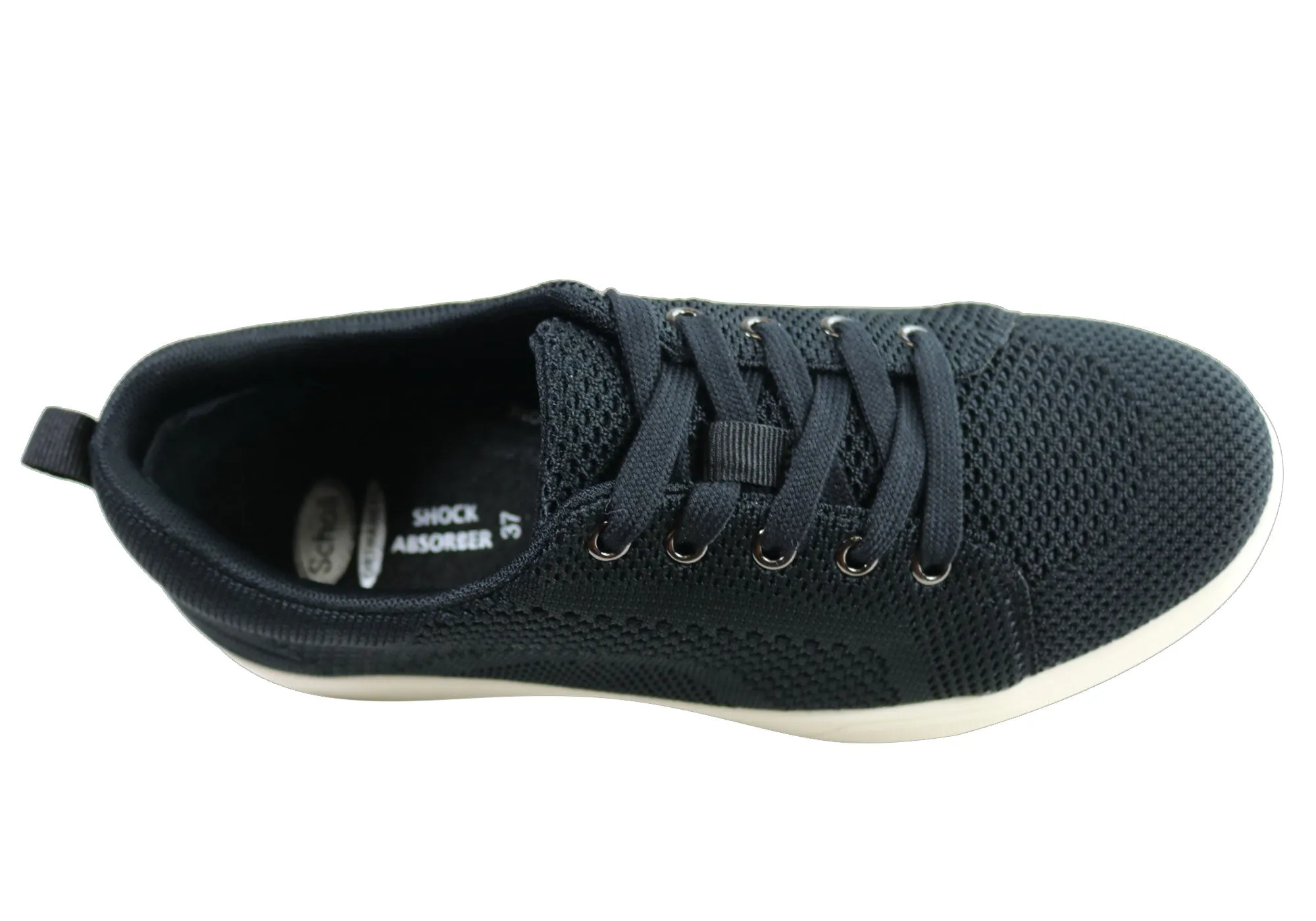Scholl Orthaheel Yorga Womens Supportive Comfort Lace Up Casual Shoes