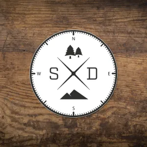 SD Compass Sticker
