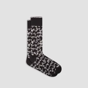 Serpentine Stripe Mid-Calf Socks