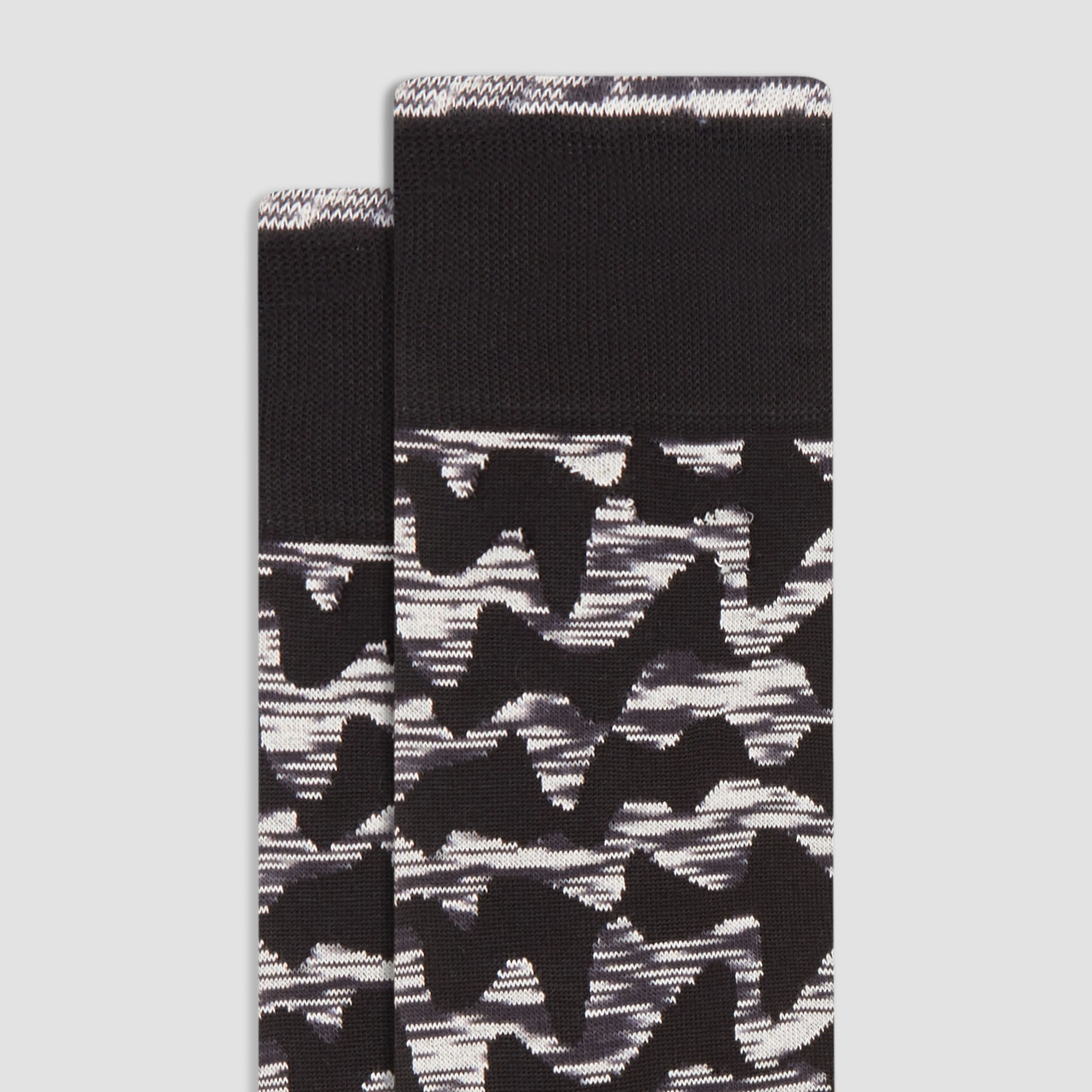 Serpentine Stripe Mid-Calf Socks