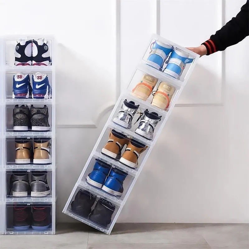 Shoe box with drawers