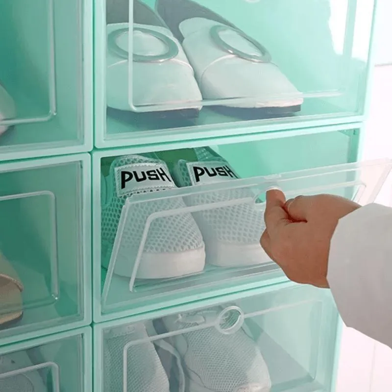 Shoe box with drawers