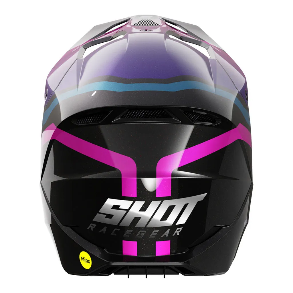 Shot - 2024 Race Sky MIPS Purple Chrome Helmet
