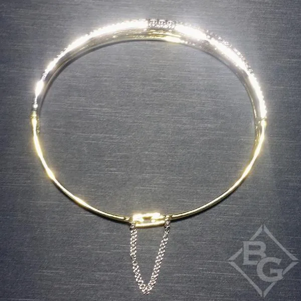 Simon G. "Embraceable" Gold Multi-Layer Diamond Wave Bangle