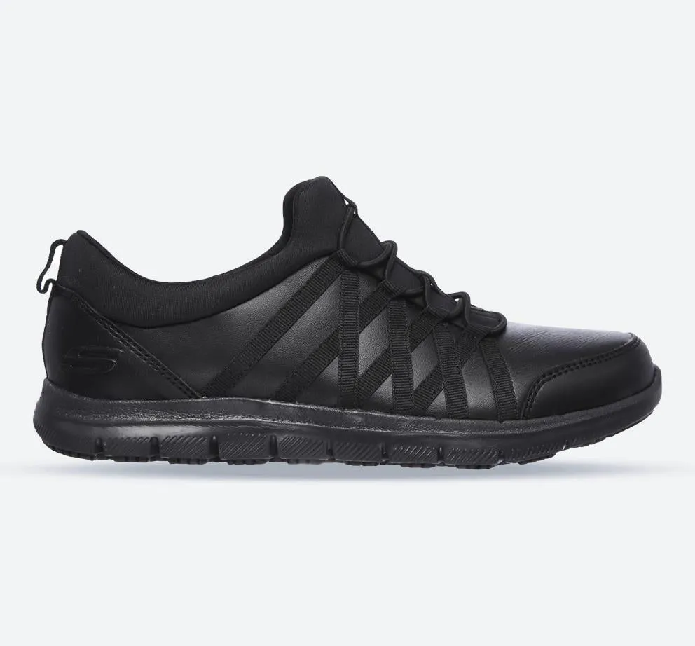 Skechers 77283EC Ghenter Dagsby Berufs-Sneaker für Damen mit weiter Passform