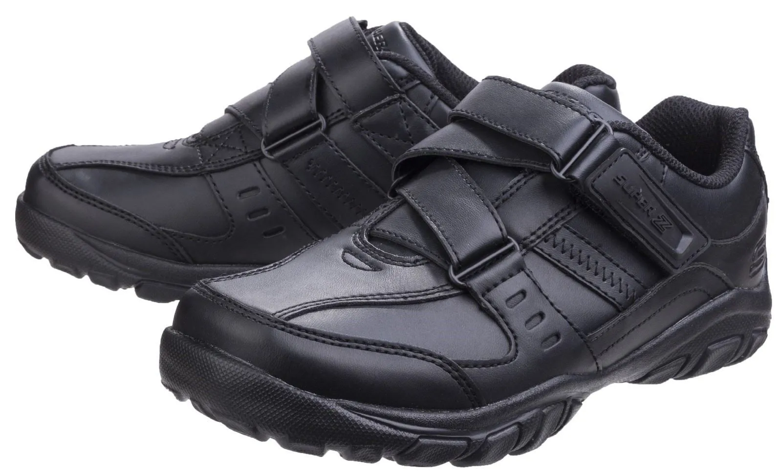 Skechers Grambler Zeem School Shoe Boys BTS in Black