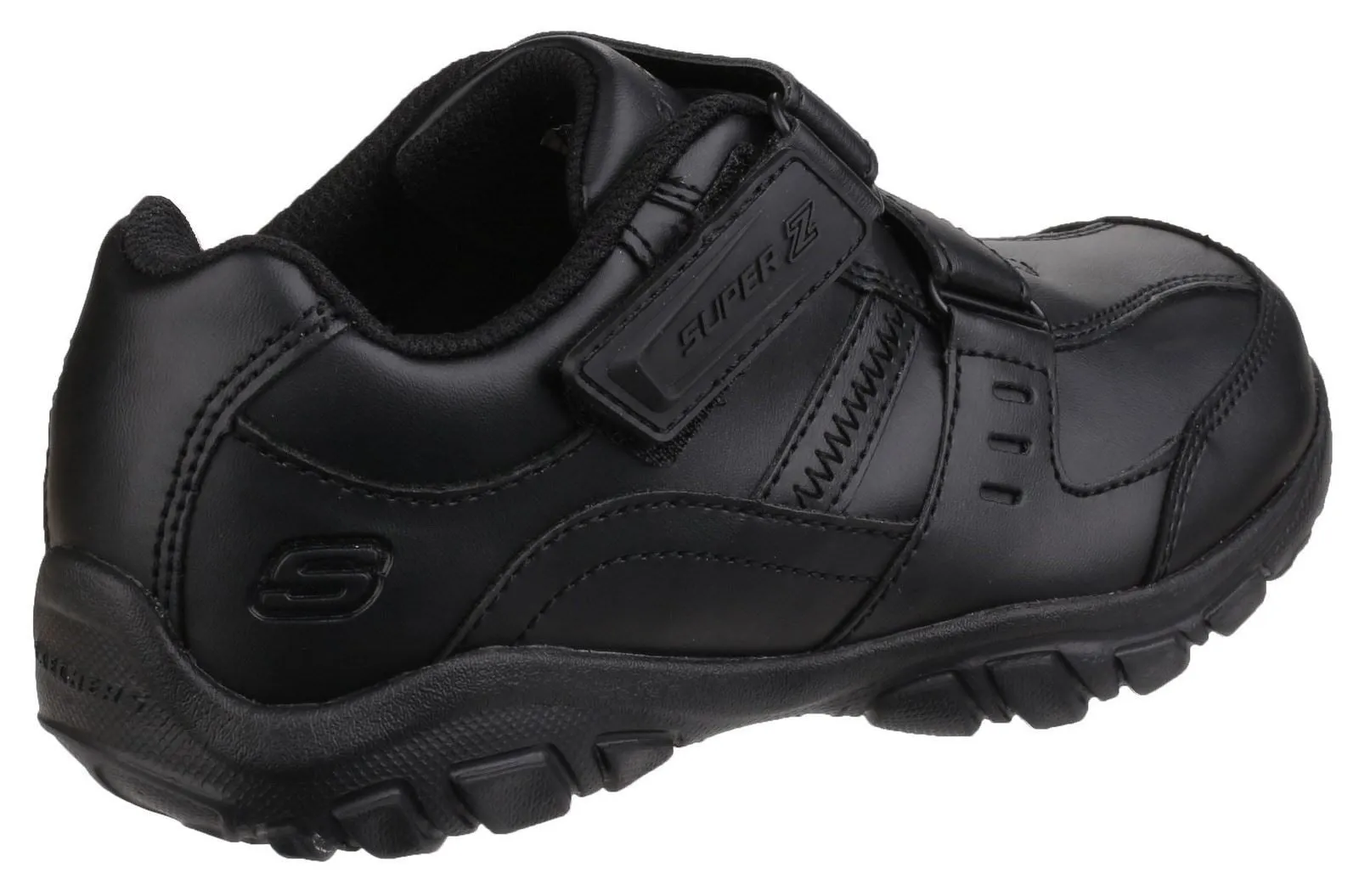 Skechers Grambler Zeem School Shoe Boys BTS in Black