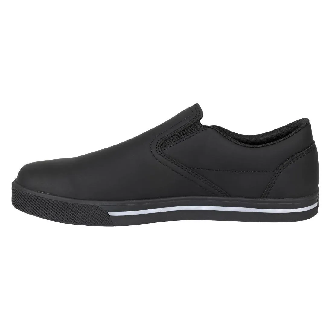 Slipbuster Microfibre Slip-on Shoe Matte Black 45