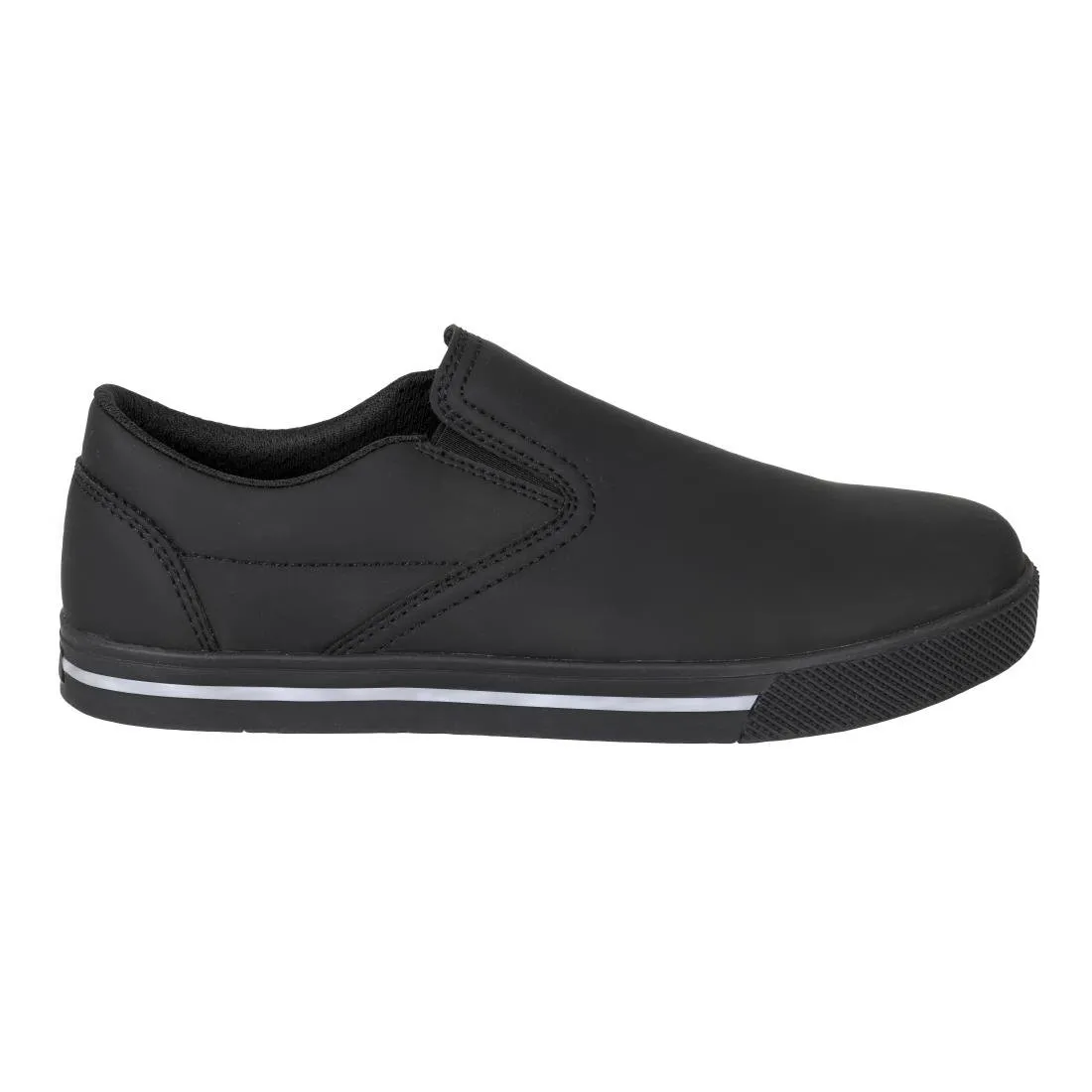 Slipbuster Microfibre Slip-on Shoe Matte Black 45