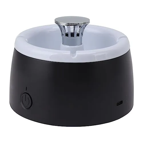 Smoke Grabber, High Temperature Resistant Portable Simple Cleaning Flame Retardant Smokeless Ashtray for Home (White)