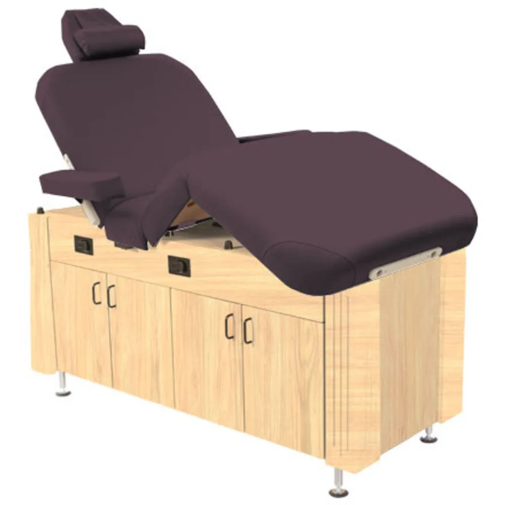 Spa Series M Class Deluxe Electric Spa Table with Cabinet / 33" Wide by Custom Craftworks