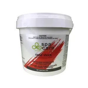 SpaCare Rapid Shock - OxyShock - ShockRight Plus - Chlorine Free Oxidiser - 2kg