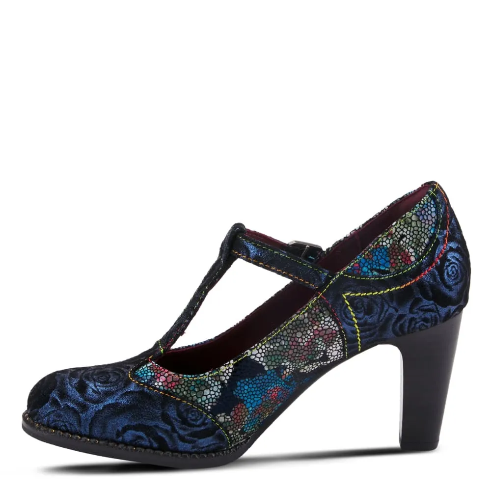 Spring Step Shoes L'Artiste Mazie Women's Floral T Bar Shoes