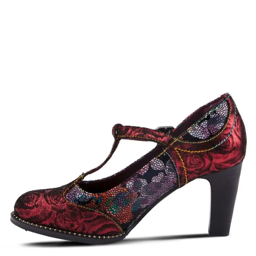 Spring Step Shoes L'Artiste Mazie Women's Floral T Bar Shoes