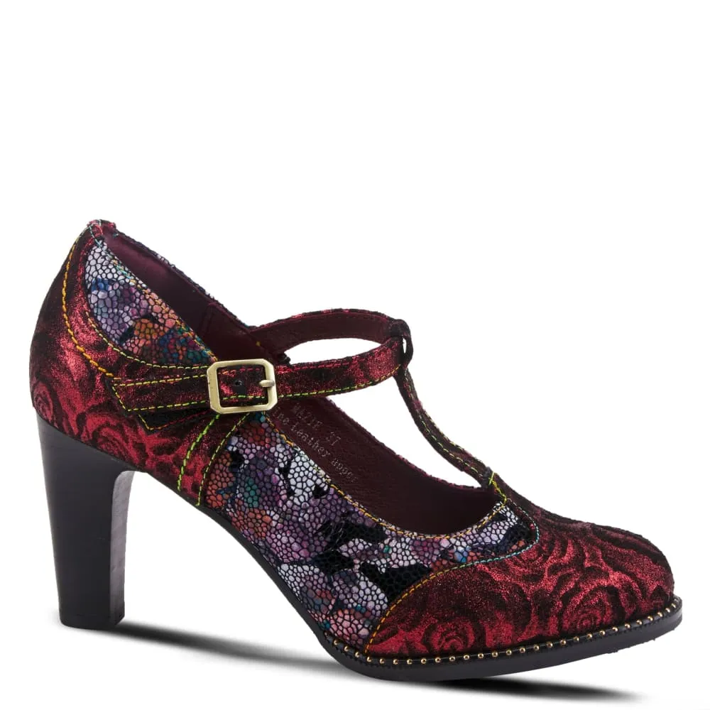 Spring Step Shoes L'Artiste Mazie Women's Floral T Bar Shoes
