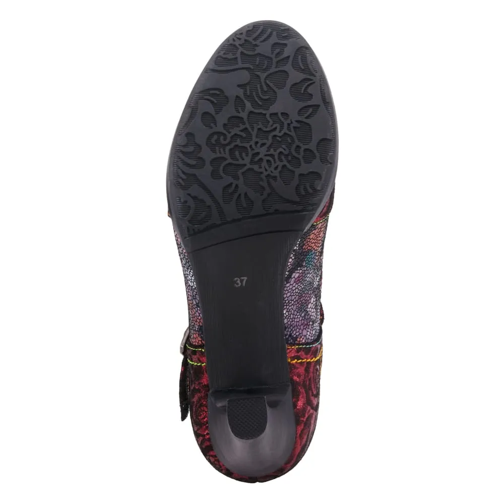 Spring Step Shoes L'Artiste Mazie Women's Floral T Bar Shoes