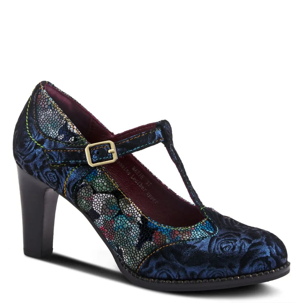 Spring Step Shoes L'Artiste Mazie Women's Floral T Bar Shoes