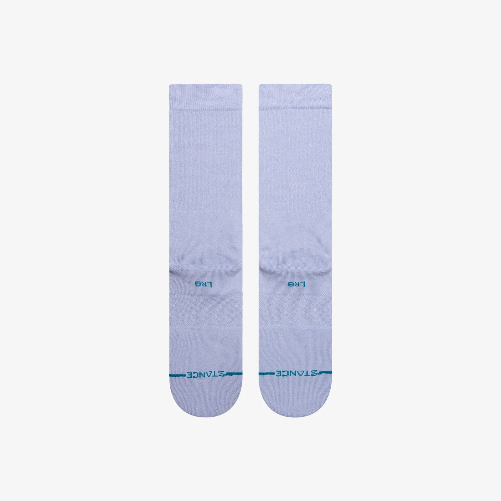 Stance Icon Athletic Crew Socks - Lilac Ice