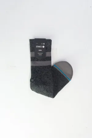 Stance - Joven Crew Sock - Black Heather Grey