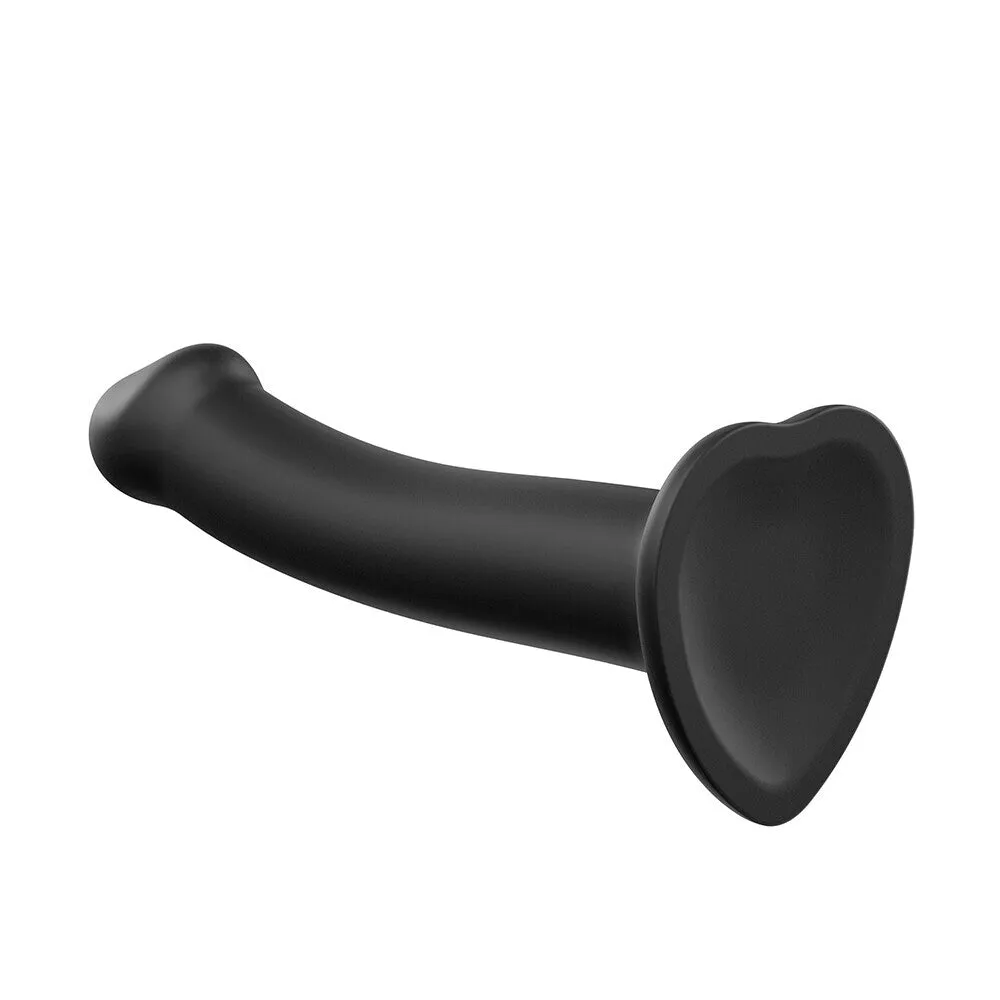 Strap On Me Silicone Dual Density Bendable Dildo XLarge Black 7.5 Inch