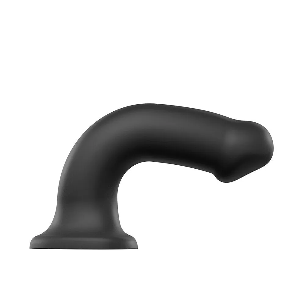 Strap On Me Silicone Dual Density Bendable Dildo XLarge Black 7.5 Inch