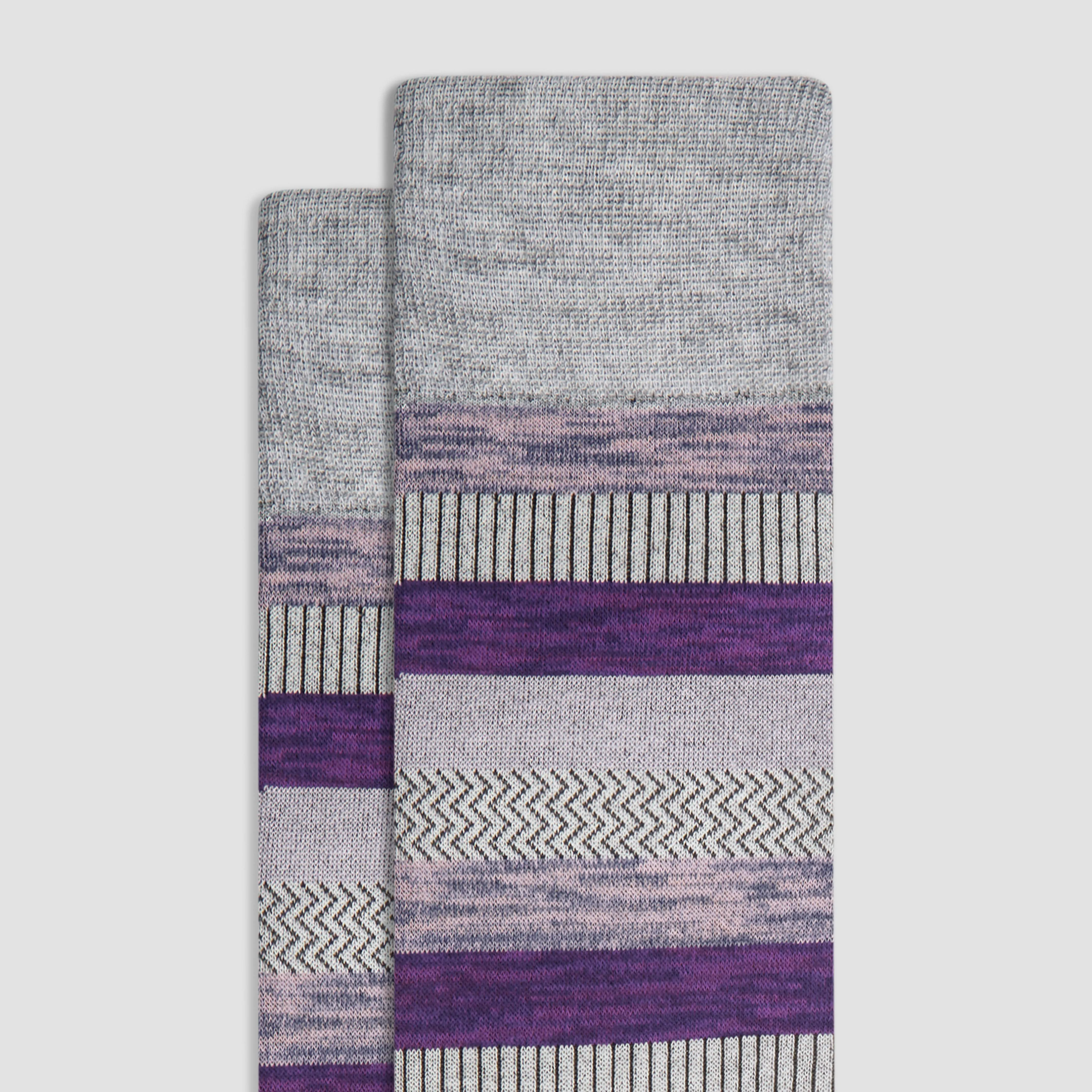 Striped Mid-Calf Socks