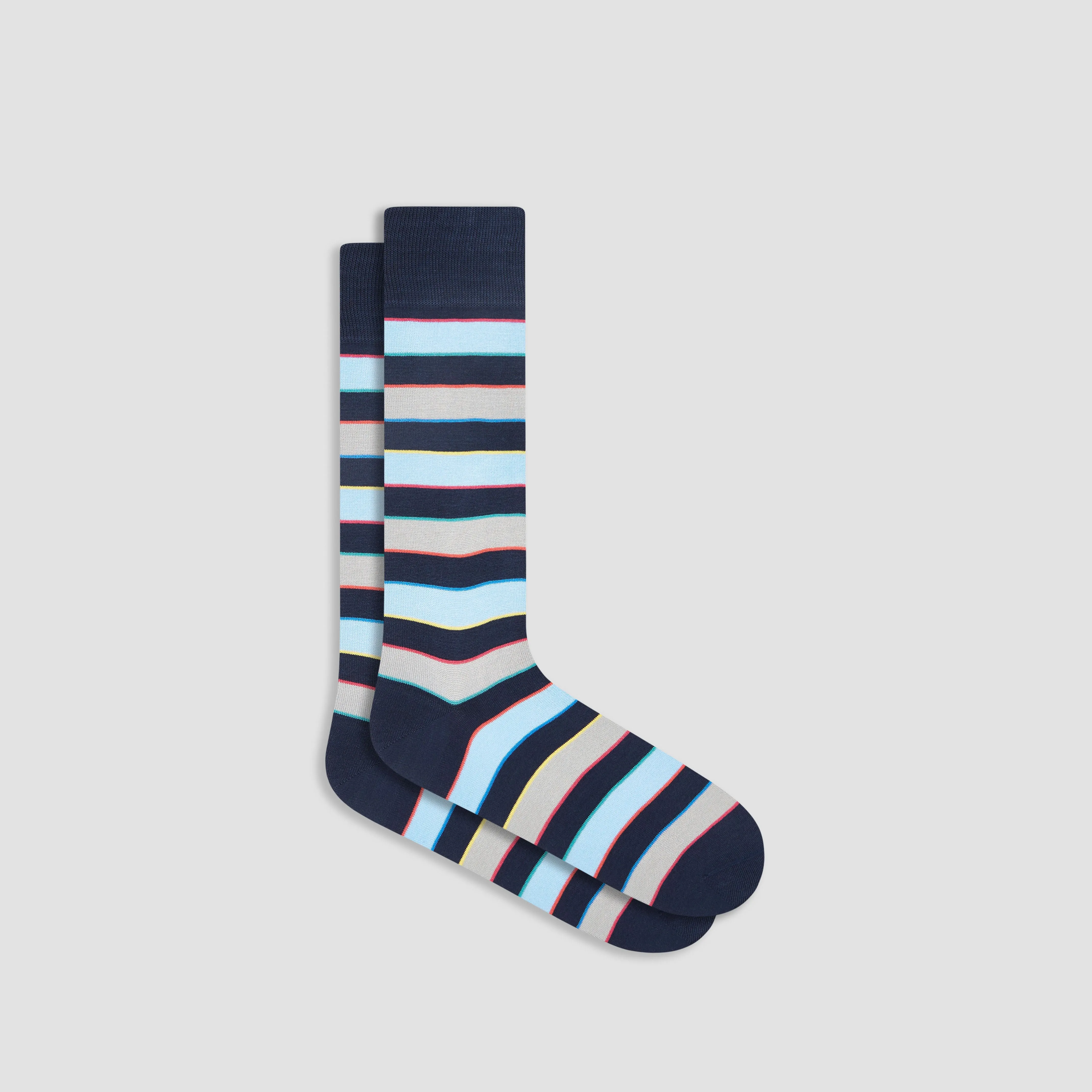 Striped Mid-Calf Socks