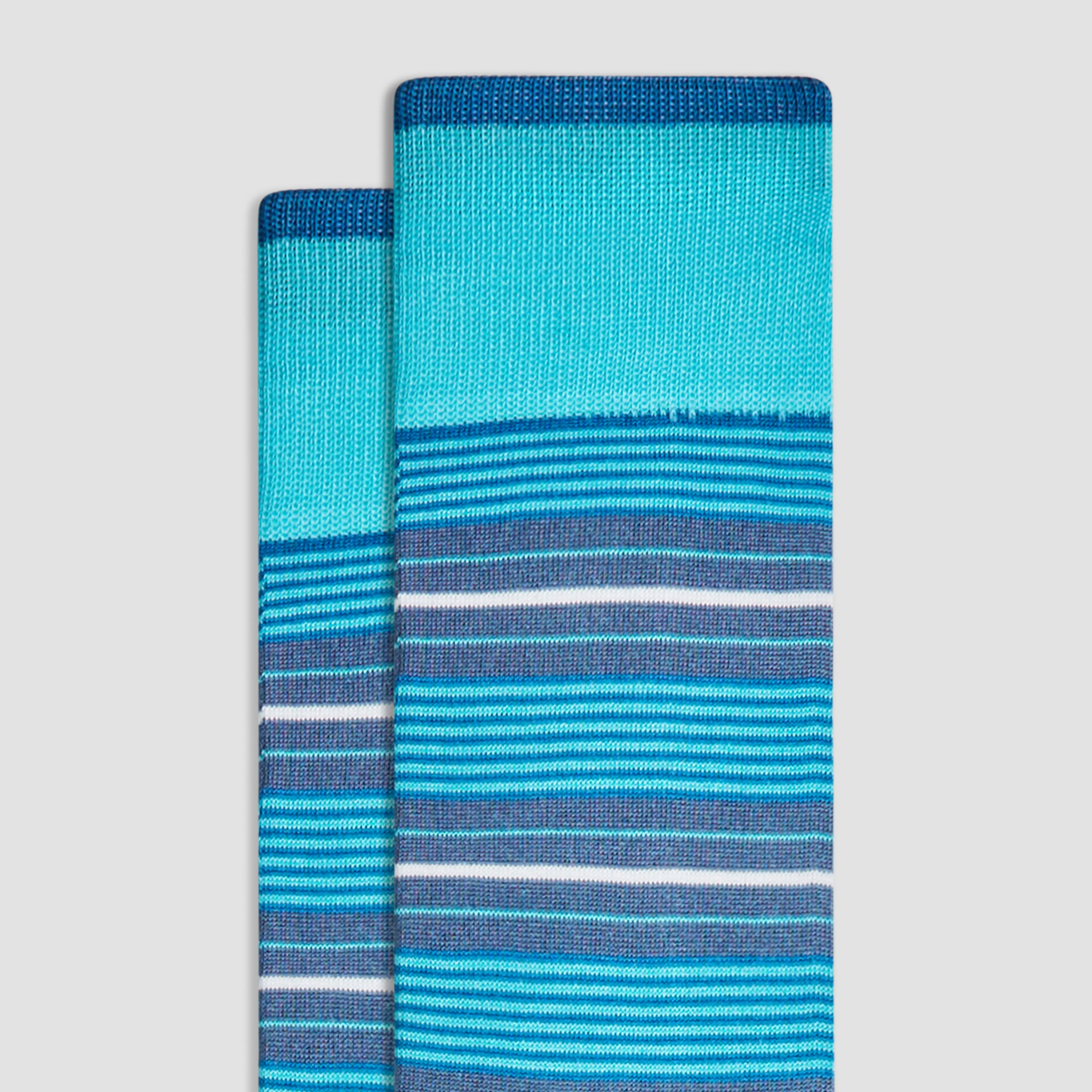 Striped Mid-Calf Socks