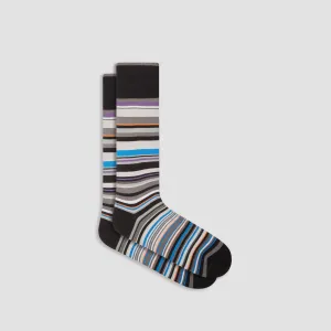 Striped Mid-Calf Socks