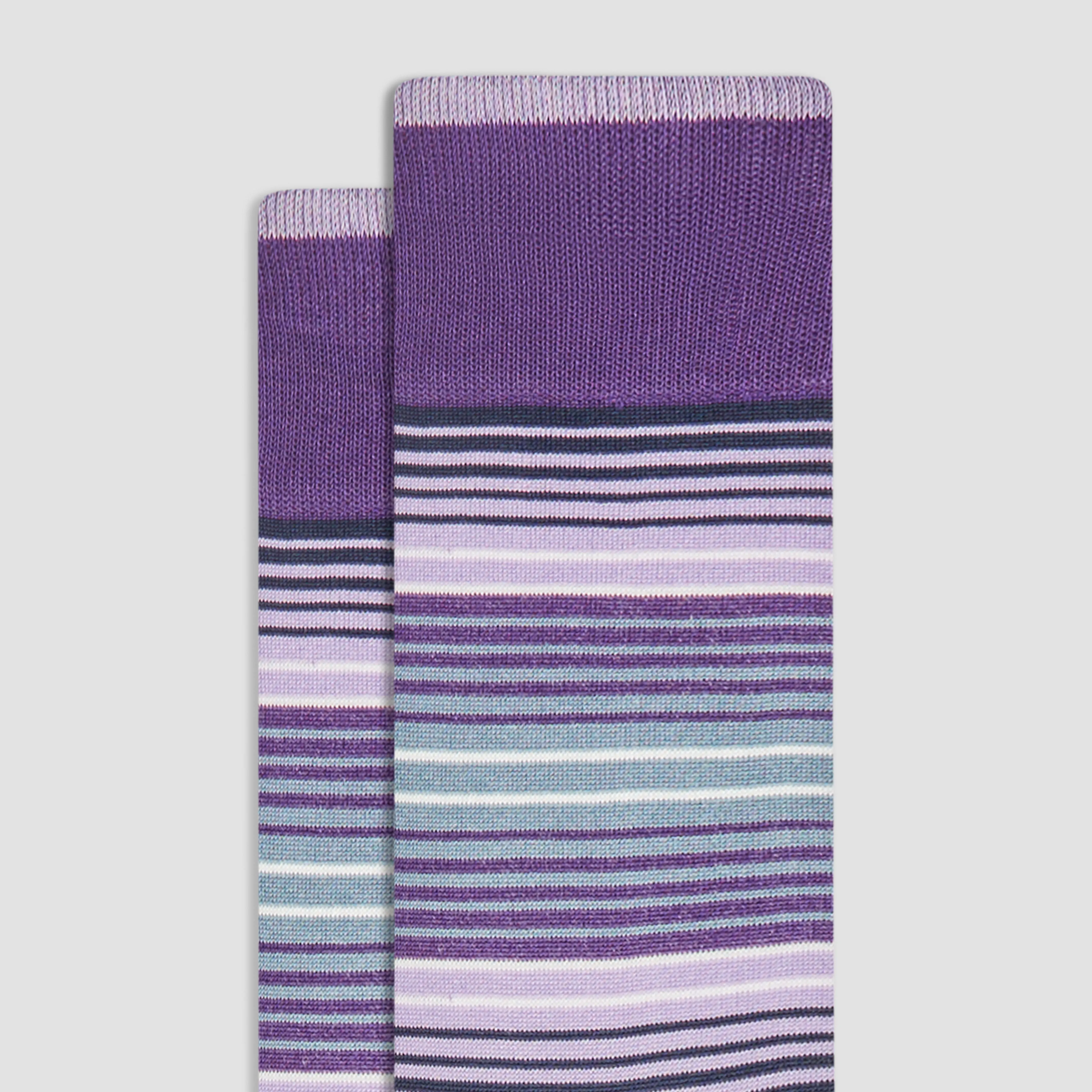 Striped Mid-Calf Socks
