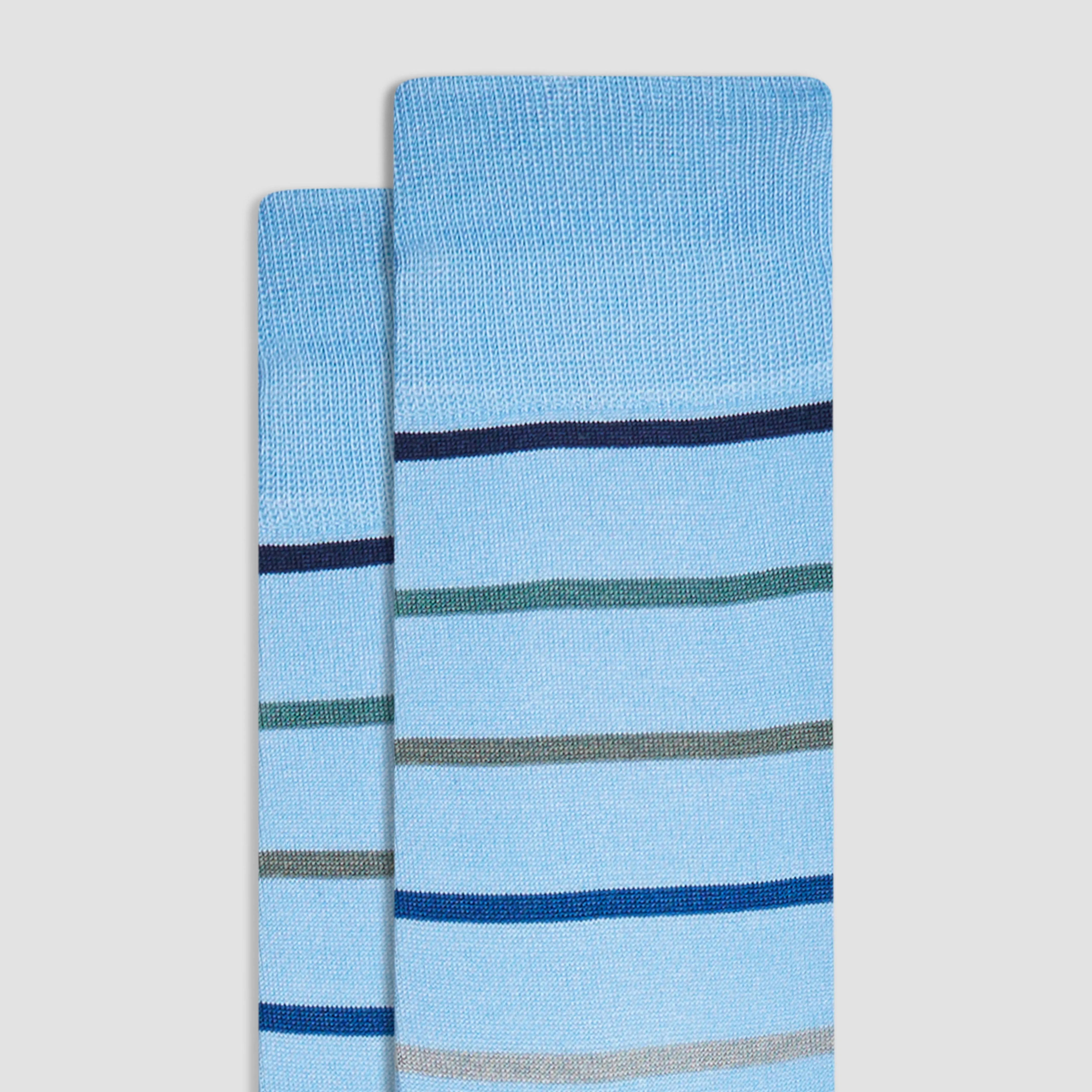 Striped Mid-Calf Socks