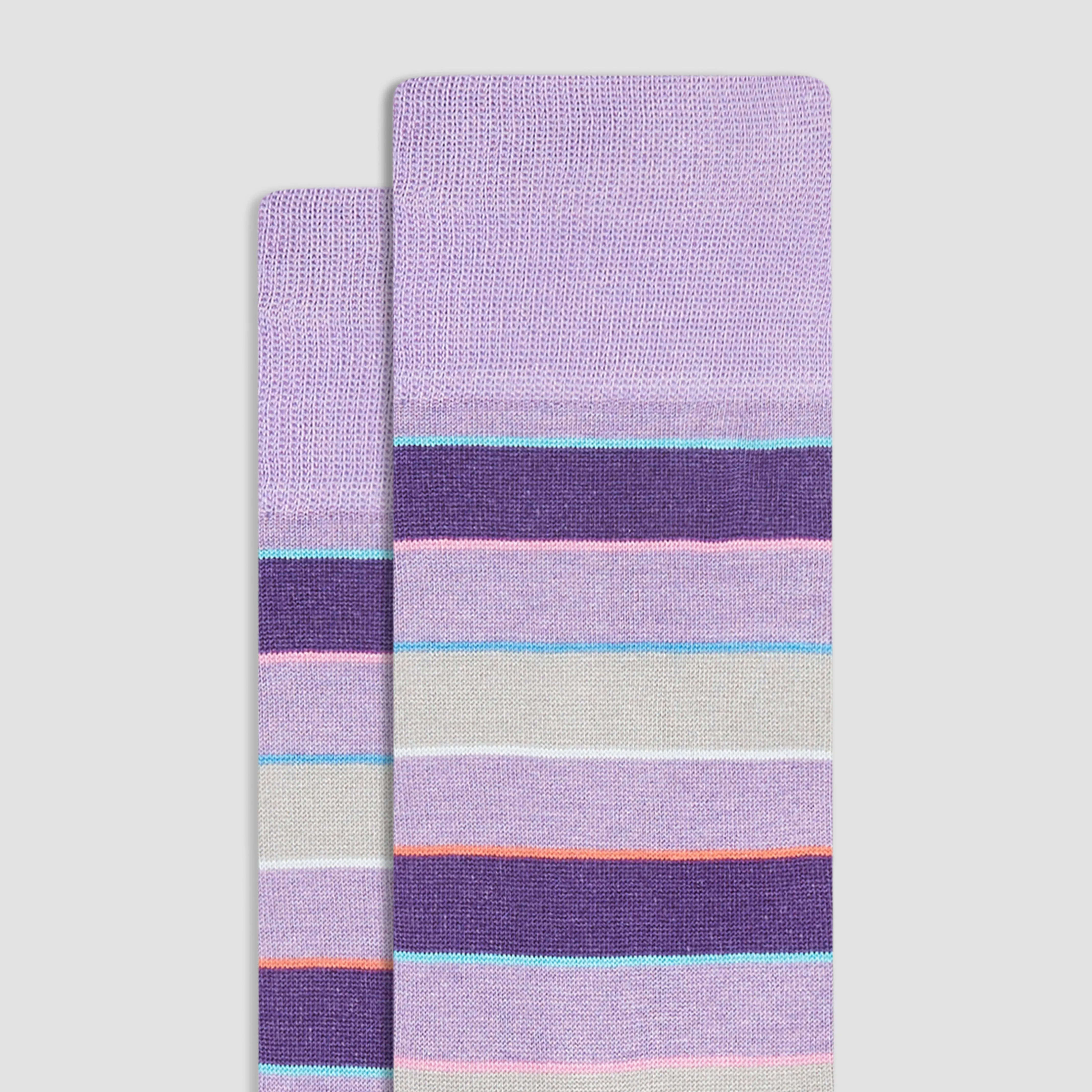 Striped Mid-Calf Socks