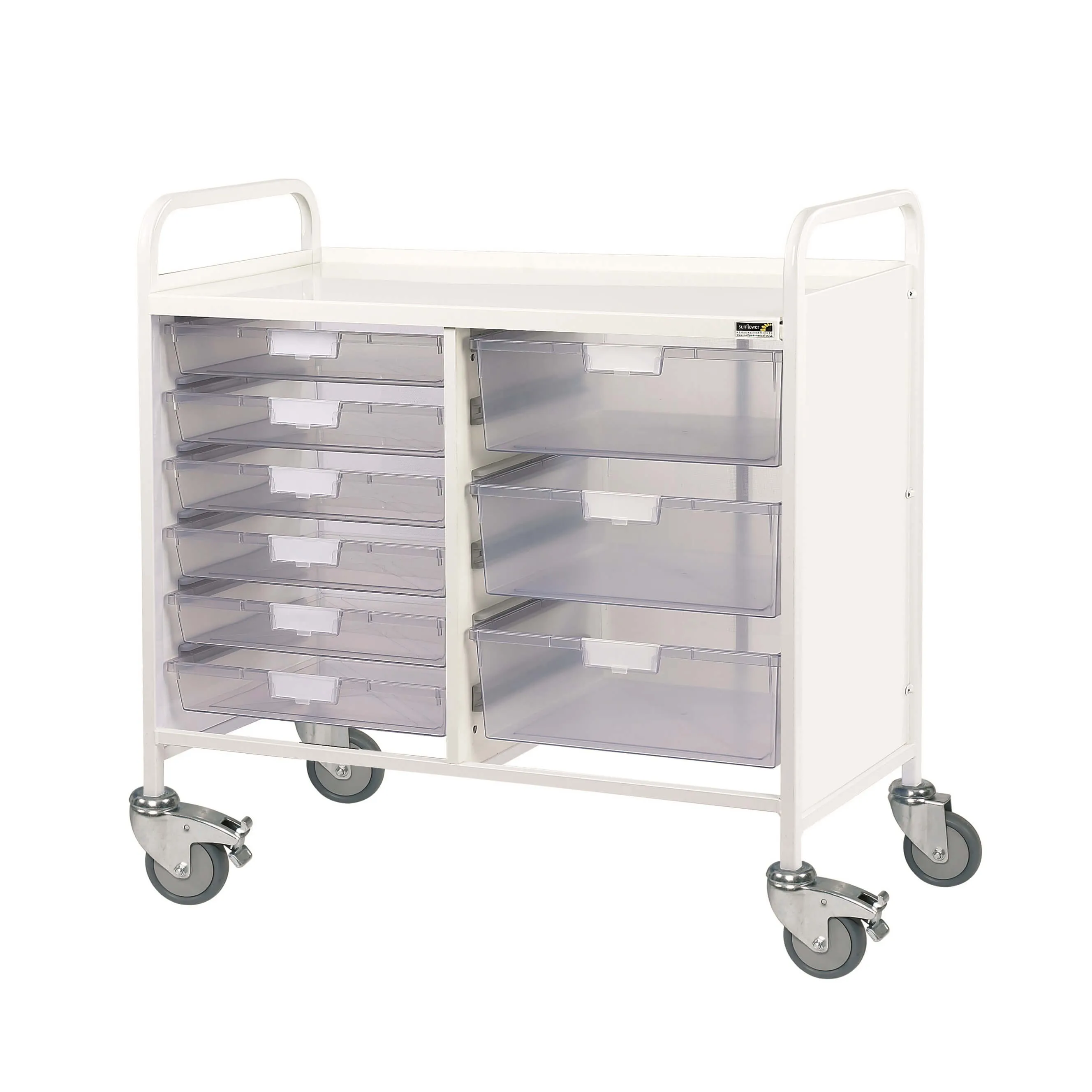 Sunflower - VISTA 100 Trolley - 6 Single/3 Double Trays